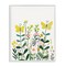 Stupell Industries Blooming Garden Butterflies Framed Giclee Wall Art Design by LSR Design Studio